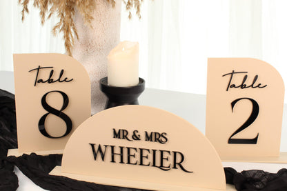 Acrylic Top Table Sign