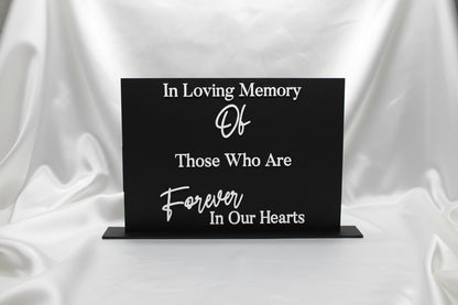 personalised acrylic sign for weddings or events