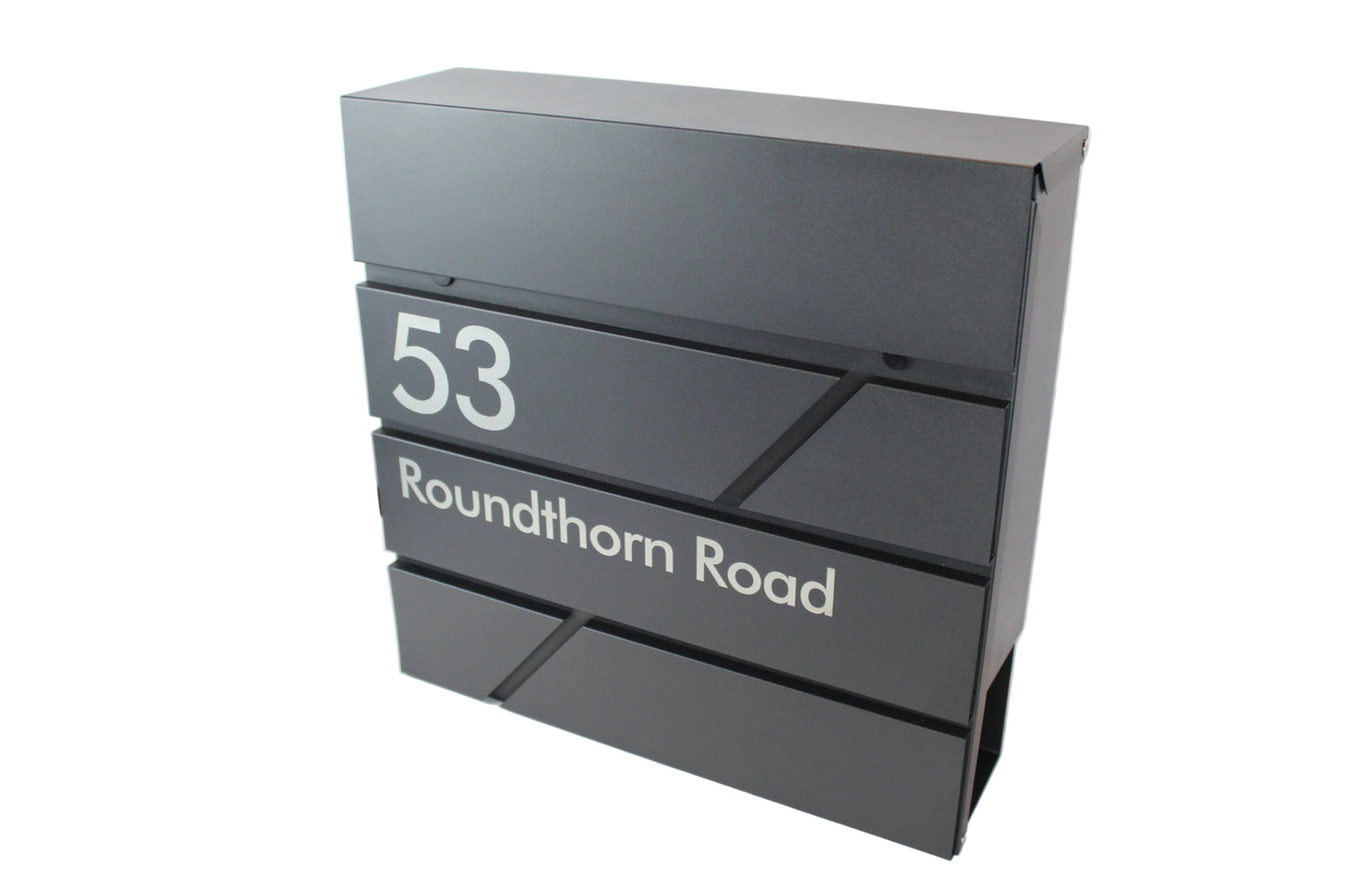 top flap customised mailbox