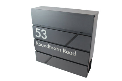top flap customised mailbox