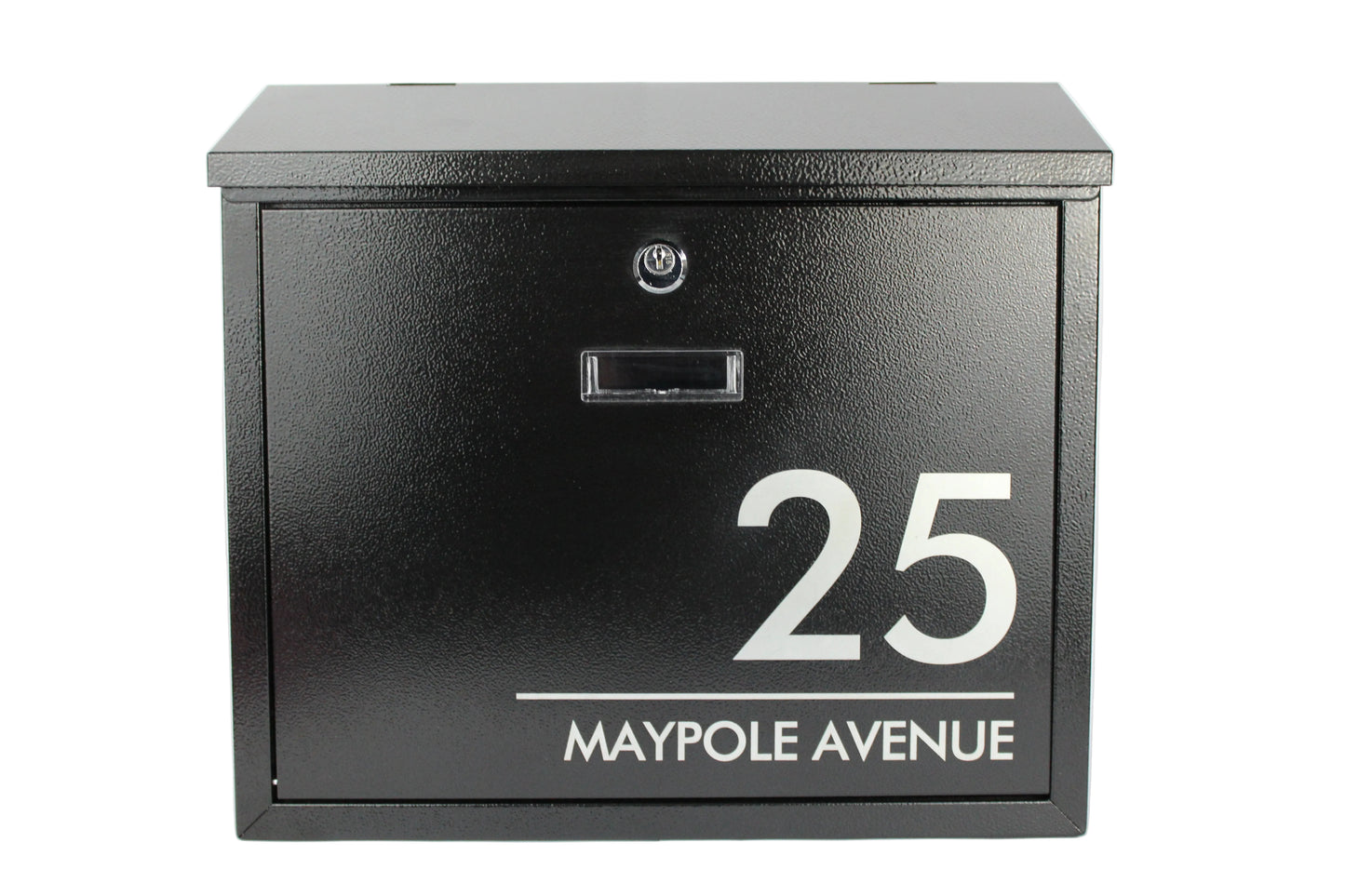 customised postbox wall mountable with viewing window