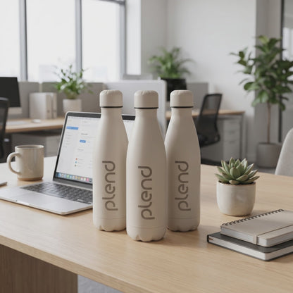 Logo Personalised Double Walled Thermal Water Bottle