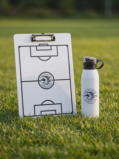 Personalised Branded Football Tactics Clipboard – Custom Club Crest Coaching Board