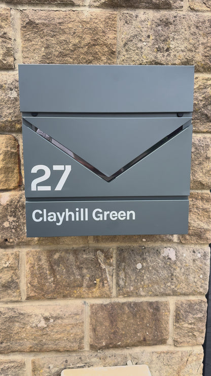 Personalised Engraved Letterbox Design 3