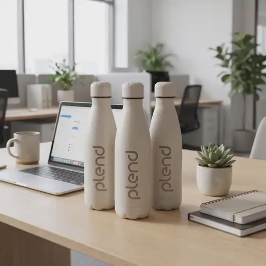 Logo Personalised Double Walled Thermal Water Bottle